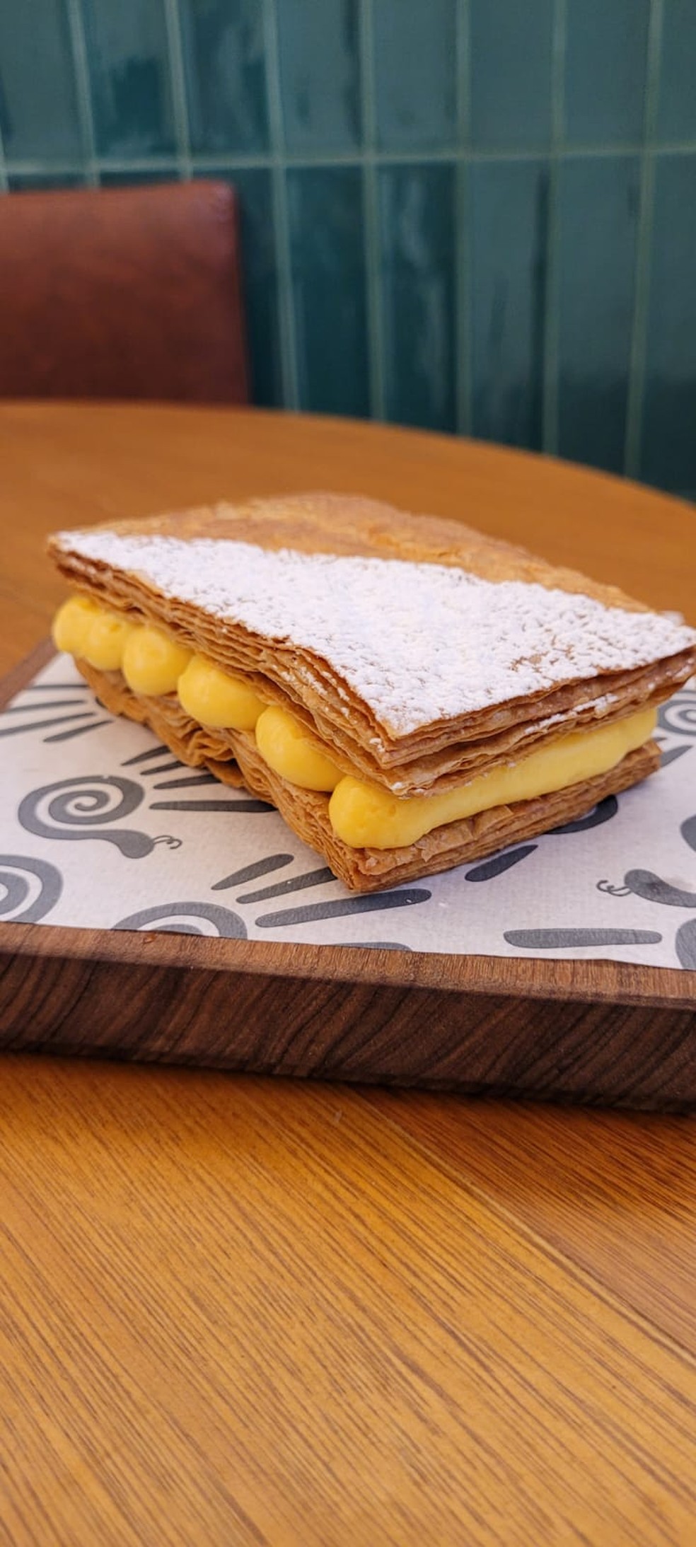 O mil folhas de maracujá e banana do Lazy — Foto: Divulgação