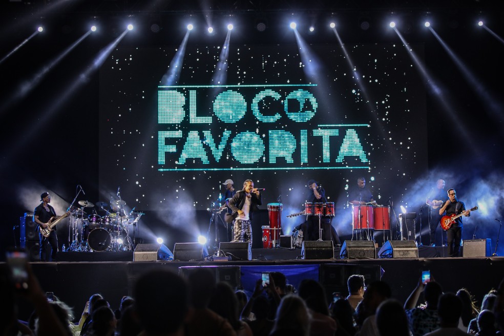 Bloco da Favorita encerrou a programação em ritmo de funk e carnaval — Foto: Lucas Tavares