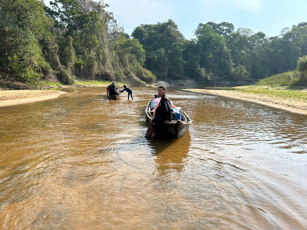 Weliton Cabixi diz que foi a pior seca que viveu — Foto: Arquivo pessoal