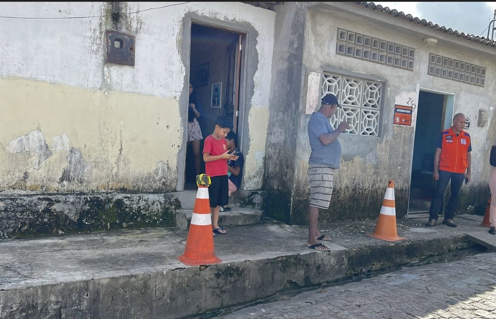 Casas interditadas em Alagoas — Foto: Divulgação