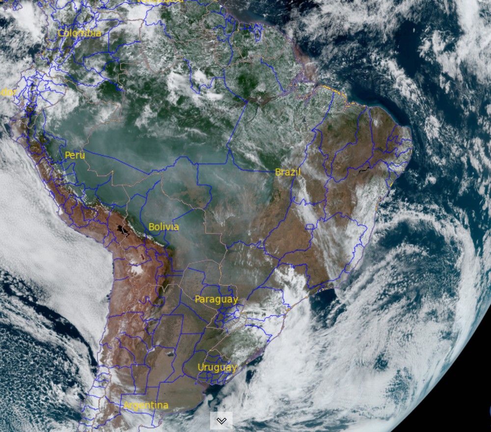 Fumaça de fogo na Amazônia chega a São Paulo, Paraná e Bolívia; em uma ...