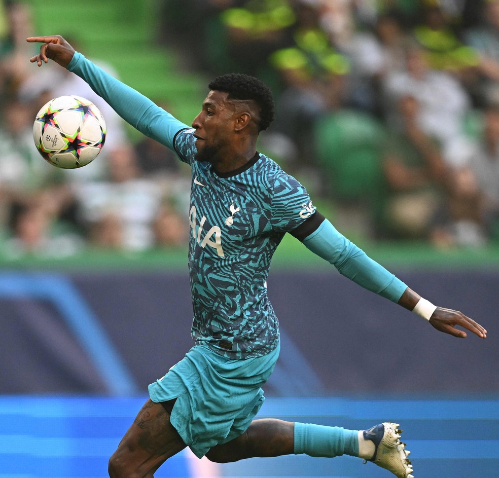 Emerson Royal pelo Tottenham  Foto: PATRICIA DE MELO MOREIRA / AFP