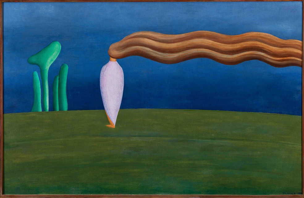 'Composição (Figura só)' (1930), de Tarsila do Amaral, que virá do Masp para a mostra inaugural — Foto: Jaime Acioli