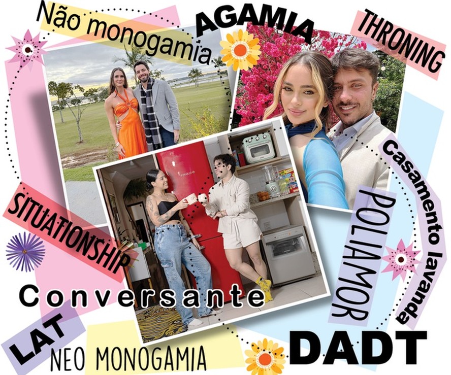 Manuela (de coral) e Guilherme optaram por morar em casas separadas; Emily (de azul) não esconde que o fato de Júnior ser rico levou ao namoro; Vitória e Dante pregam liberdade