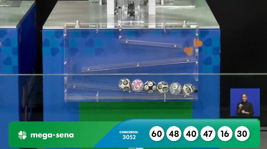 Resultado do concurso 3.052 da Mega-sena
