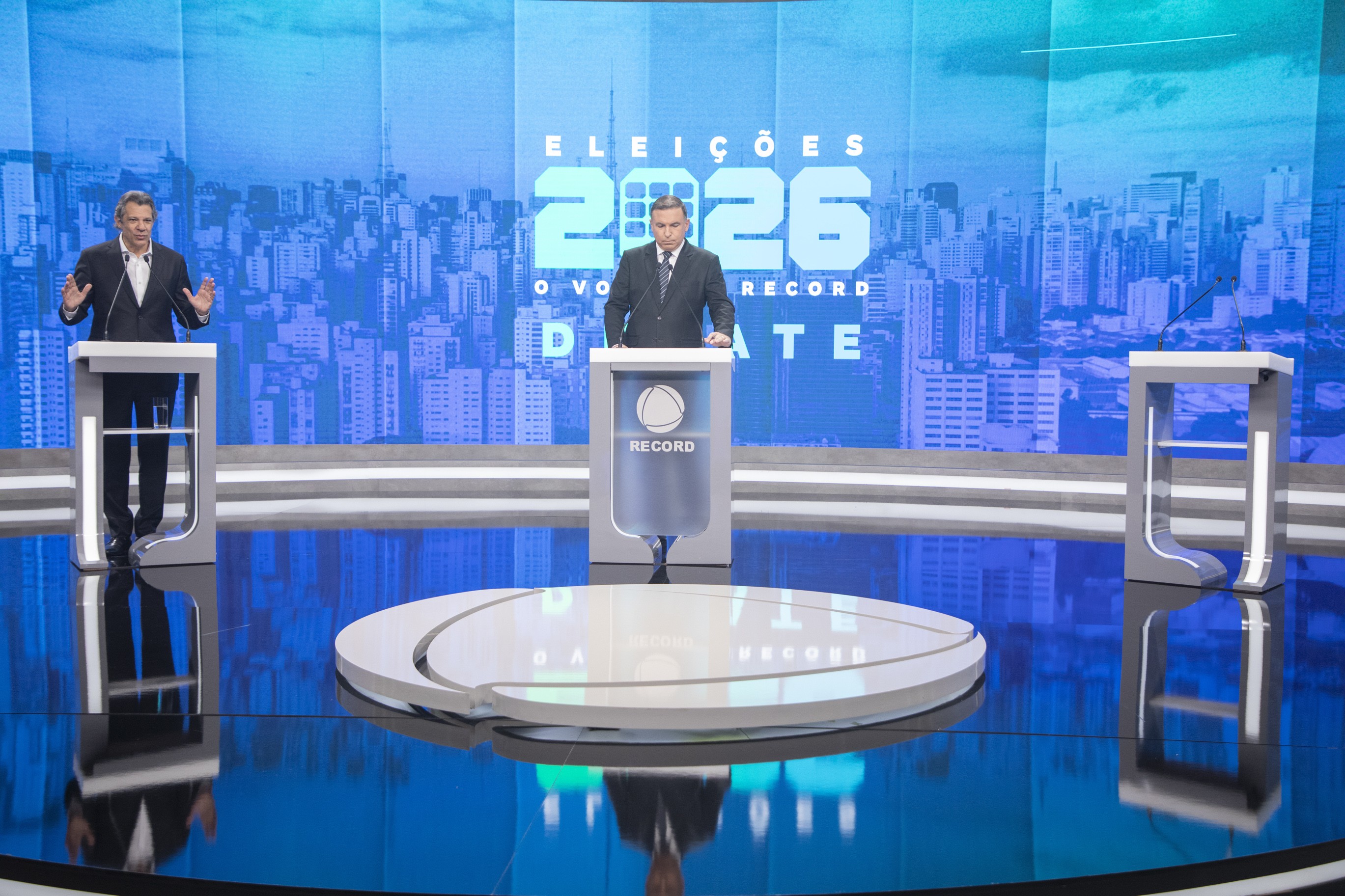 Com um único duelo entre Tarcísio e Haddad, eleição em São Paulo tem o menor número de debates e sabatinas desde 2010 - Foto