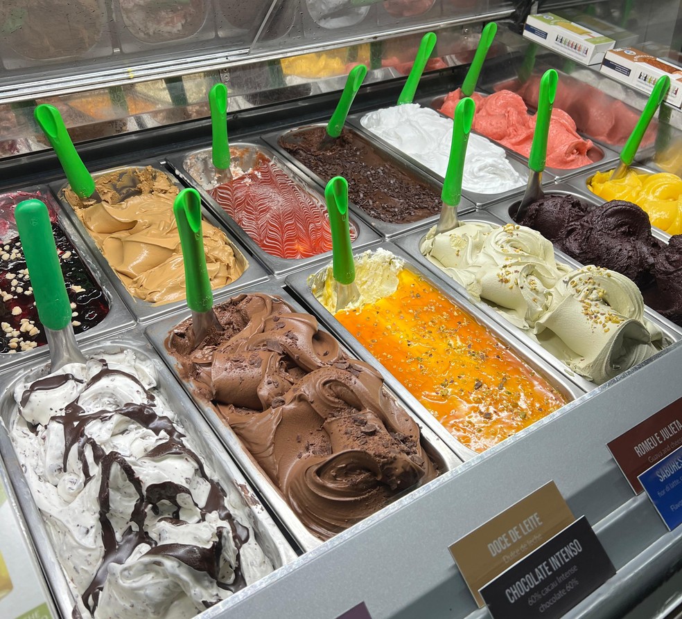 Gelateria Piemonte traz sabores brasileiros — Foto: Reprodução