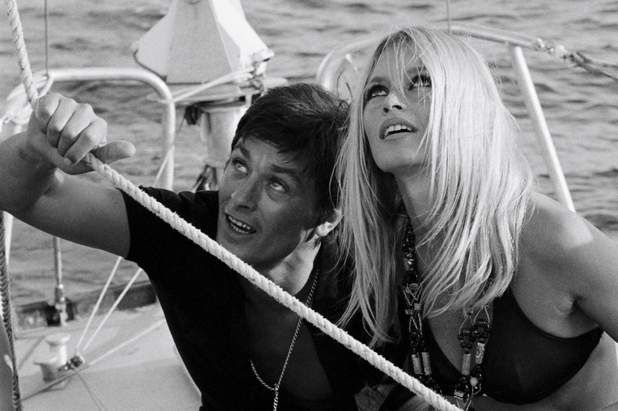 Alain delon et brigitte bardot