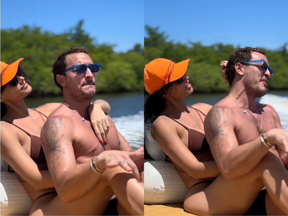Allan Souza Lima e Débora Nascimento — Foto: Reprodução/Instagram