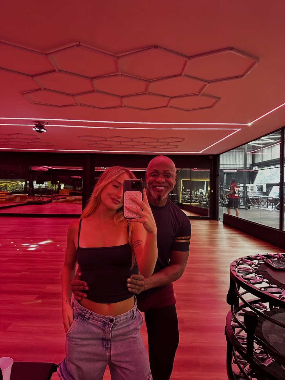 Bruna Griphao and Carlinhos Salgueiro — Photo: Reproduction/Instagram