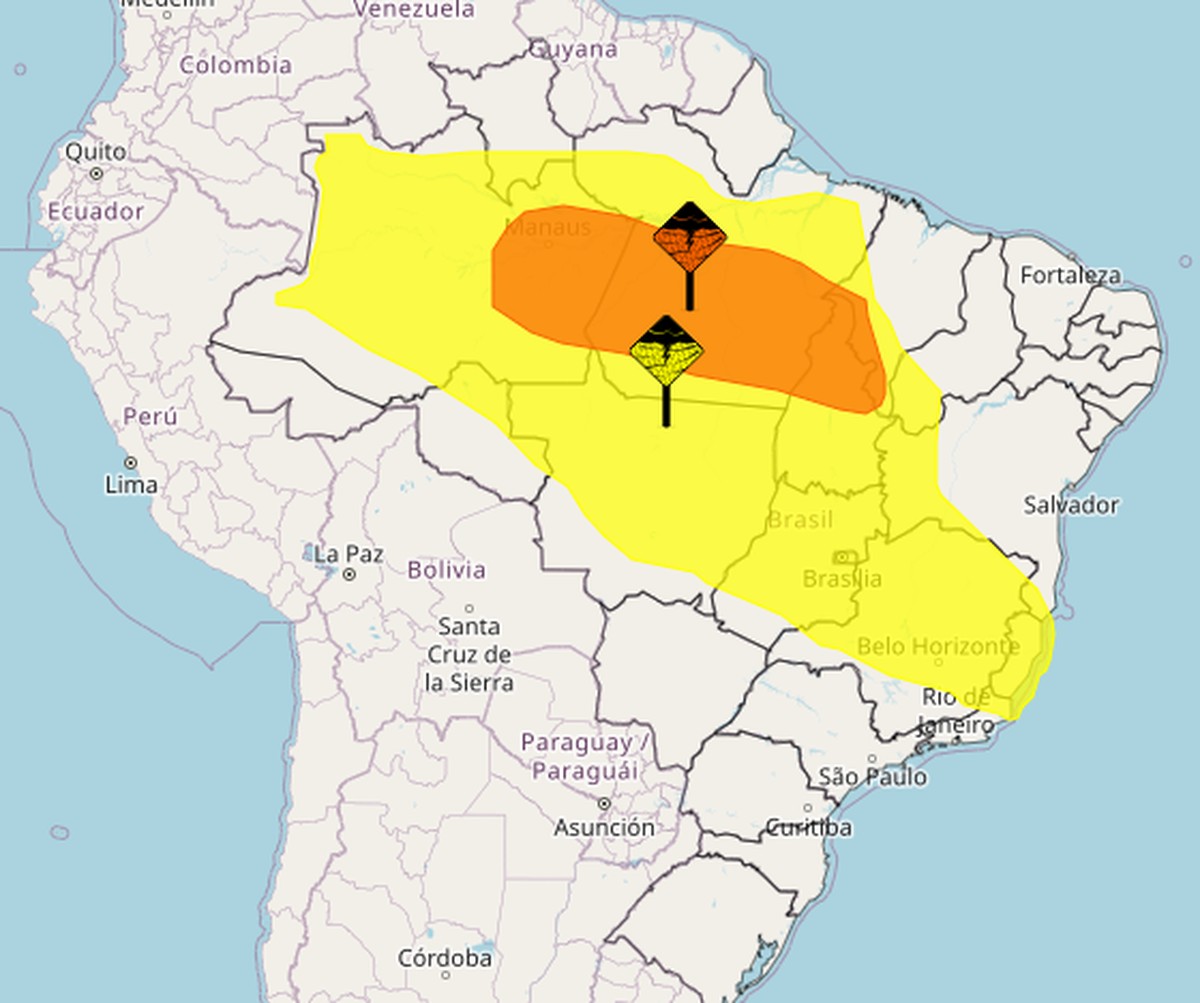 Semana começa com alerta de chuvas fortes pelo país; veja a previsão do tempo