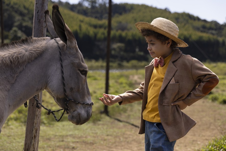 Isaac Amendoim em cena de 'Chico Bento e a goiabeira maraviosa'