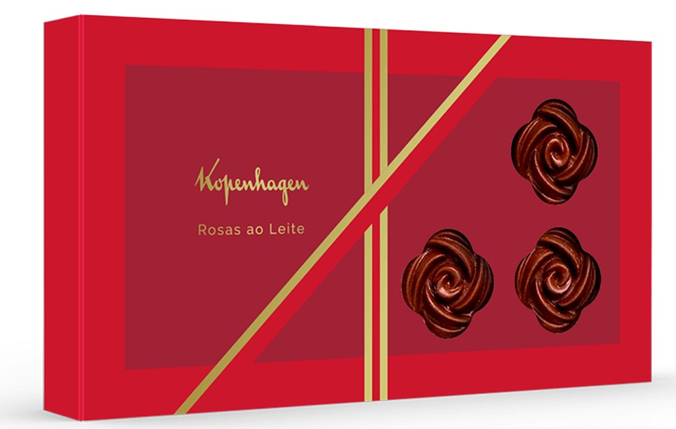 Kopenhagen: rosas ao leite — Foto: Divulgação