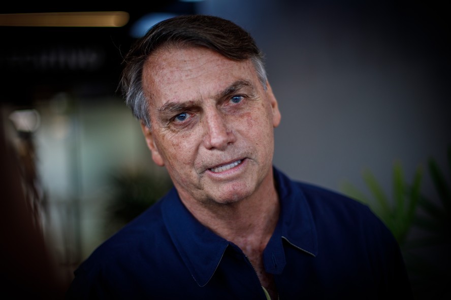 O ex-presidente Jair Bolsonaro