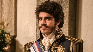 Caio Castro interpretou o imperador na novela "Novo mundo"