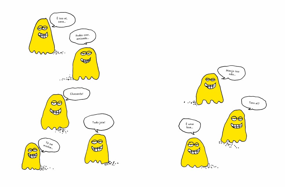 Ilustração da série de livros "Asdrúbal, o Terrível", de Elvira Vigna — Foto: Divulgação