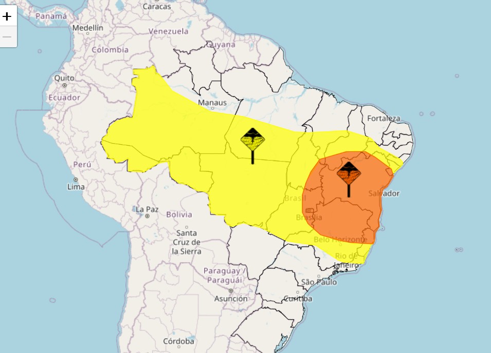 Domingo tem alerta de chuvas intensas no Nordeste; veja a previsão do tempo pelo país