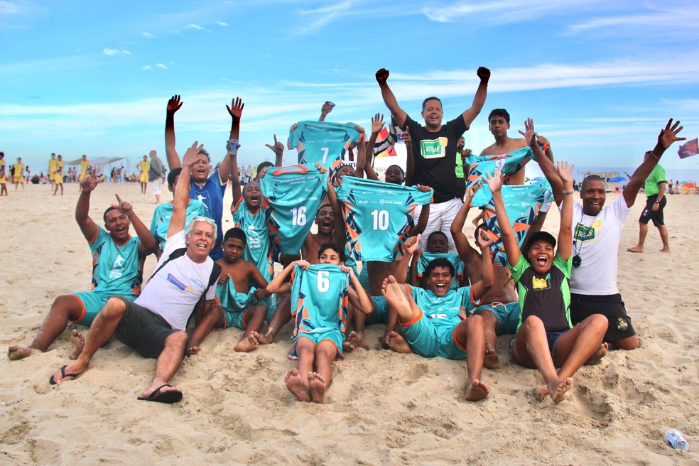 Abertura da Segunda Copa Rio de Futebol de areia Acontecenesse Sábado, Em Copacabana. - foto: foto: divulgação/copa rio de futebol