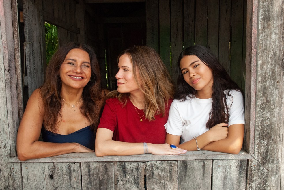 Dira Paes, Marianna Brennand e Jamilli Correa — Foto: Andre Prata