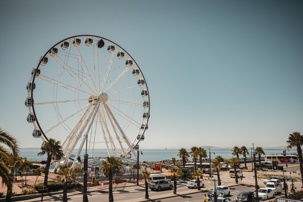 A Cape Wheel, roda-gigante com vista de 360° para Waterfront — Foto: Divulgação