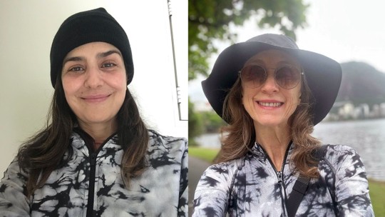 Leticia Sabatella e Betty Gofman usam mesmo look: 'Sincronia simpática'