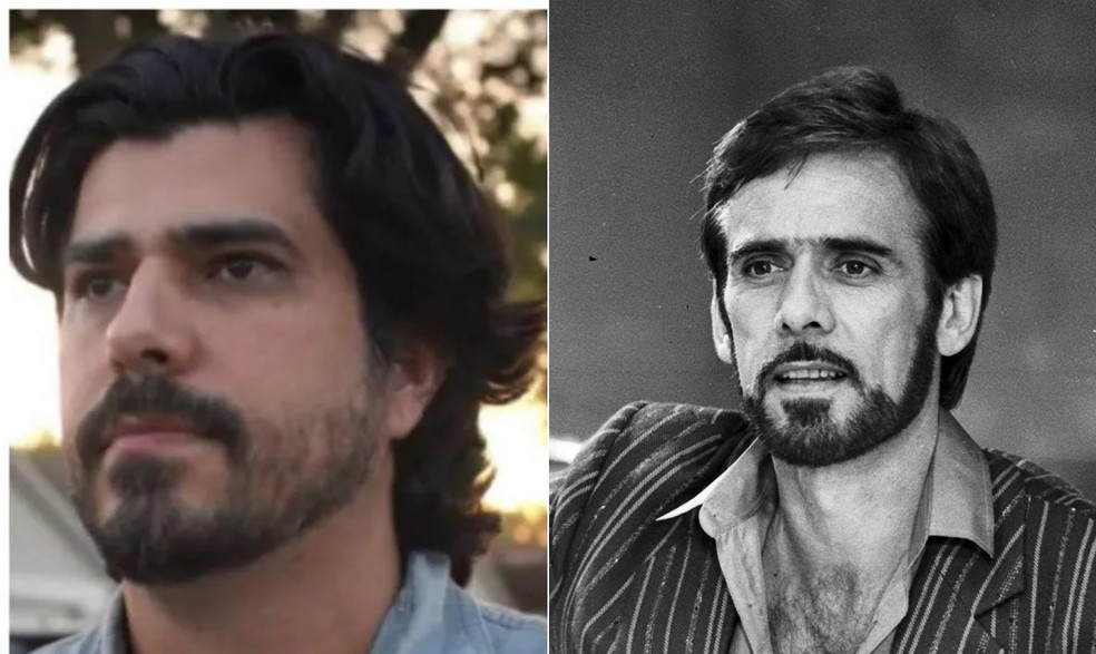 Francisco Cuoco fez teste de DNA após modelo afirmar ser seu filho, fruto de um affair do passado — Foto: Reprodução e Acervo/TV Globo
