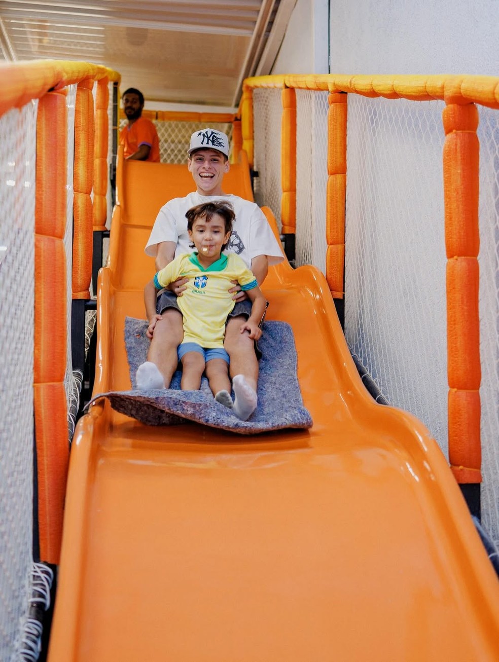 Festa de quatro anos do filho de Alexander Barboza, do Botafogo — Foto: Reprodução
