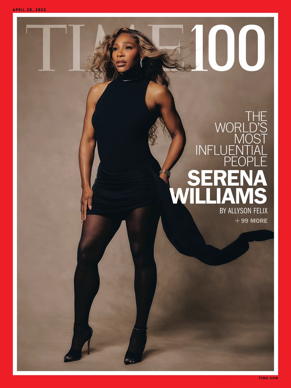 Serena Williams uma das 100 pessoas mais influentes no mundo — Foto: Revista Times