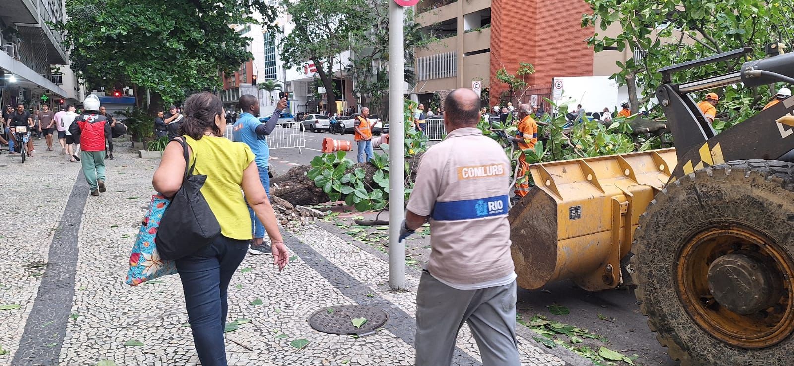 Rio affected by extratropical cyclone — Photo: Lilian Fernandes