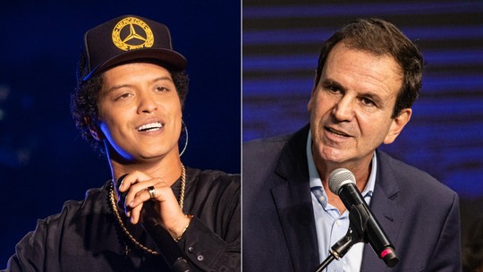 Web reage ao 'não' do prefeito do Rio para show de Bruno Mars: 'absurdo'