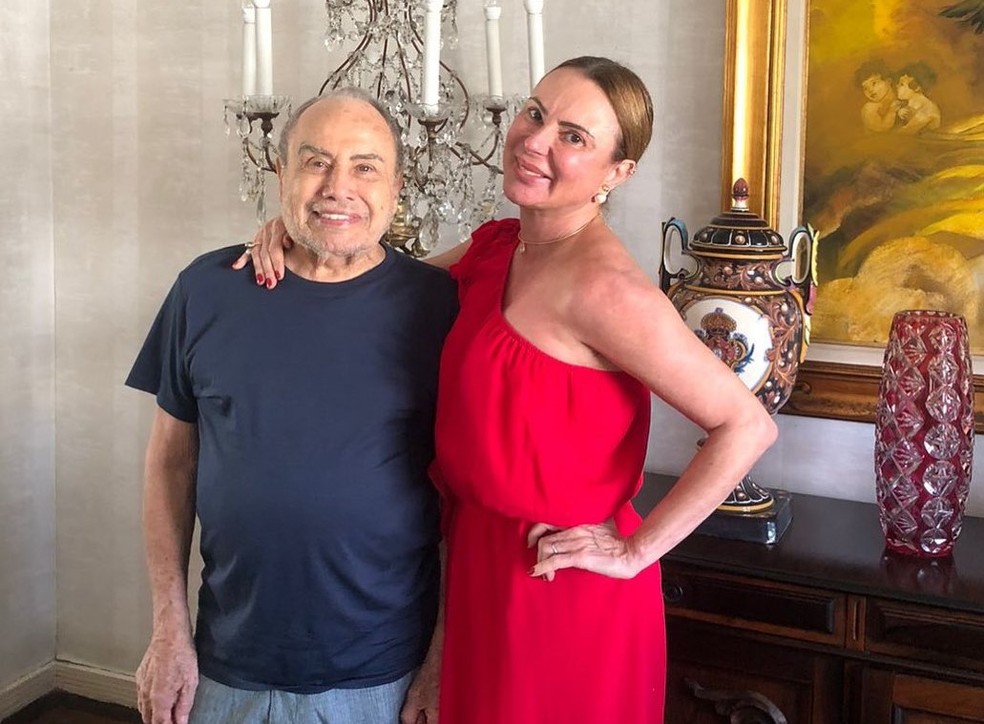 Stenio Garcia e Marilene Saad — Foto: Reprodução/Instagram