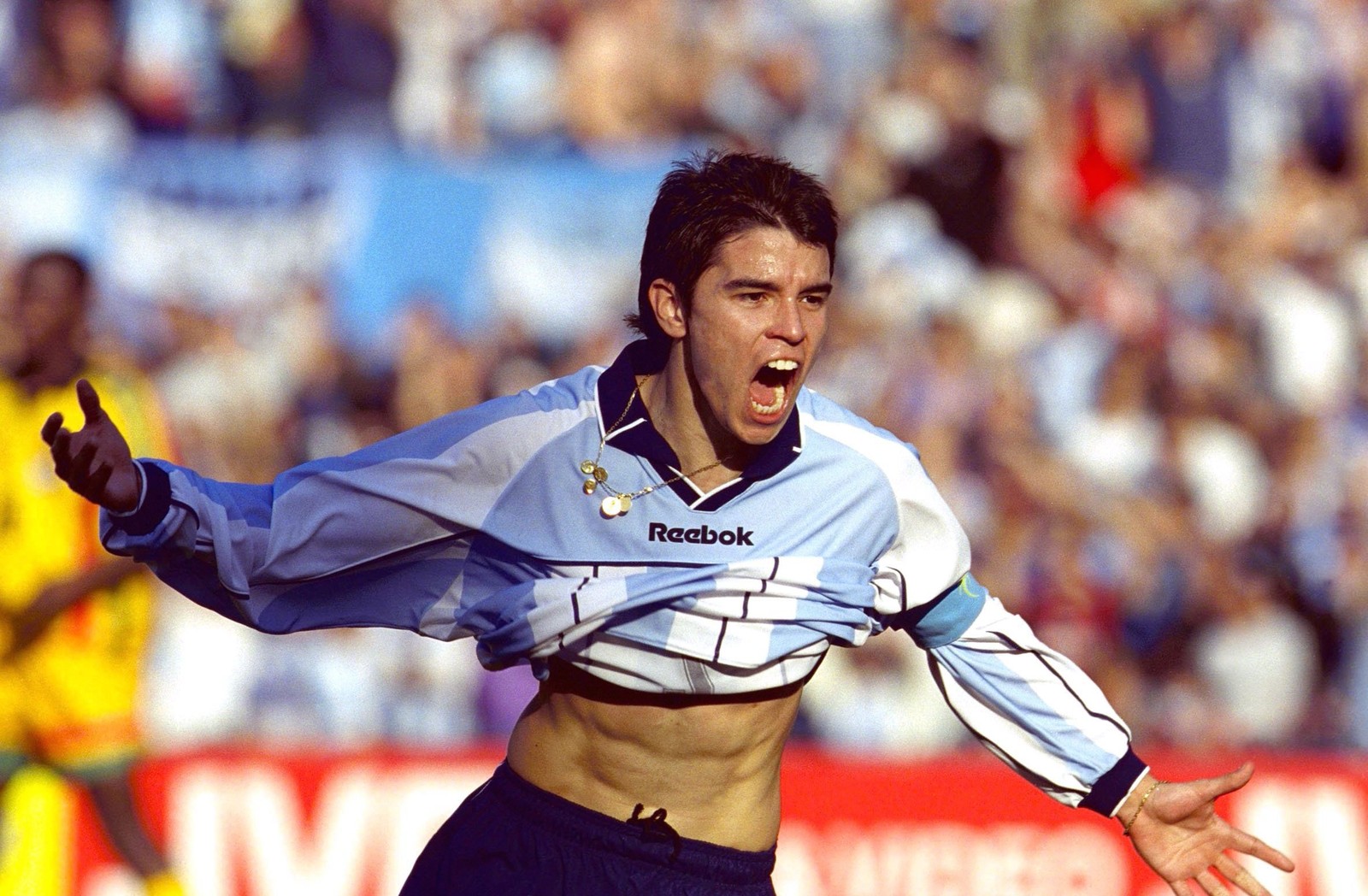 Javier Saviola (Argentina): em 2001, estava defendendo o River Plate-ARG; atualmente está aposentado.  — Foto: Divulgação