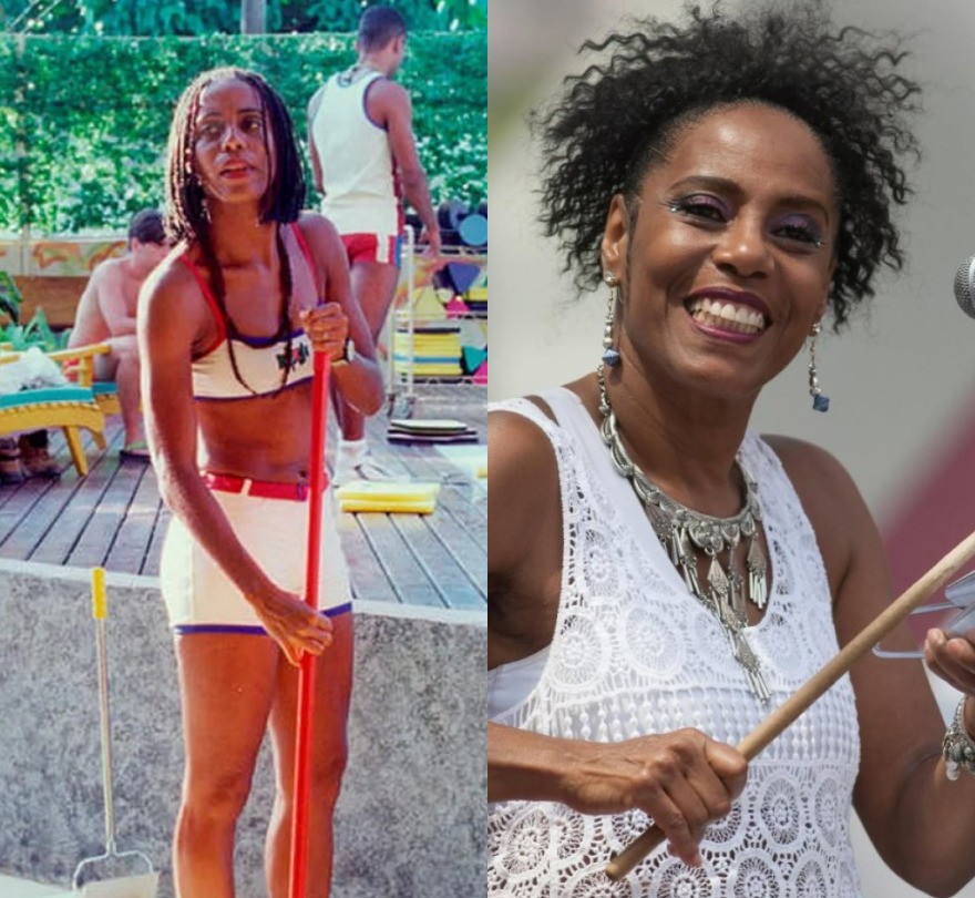 Dill Costa Vivia AFaxineira Candeláririaem "Marjasso". Hoje Mora nos Eua, Ondeéé teacher De Arte, Dança Egureação Física -foto: TV Globo EReprodução Instagram