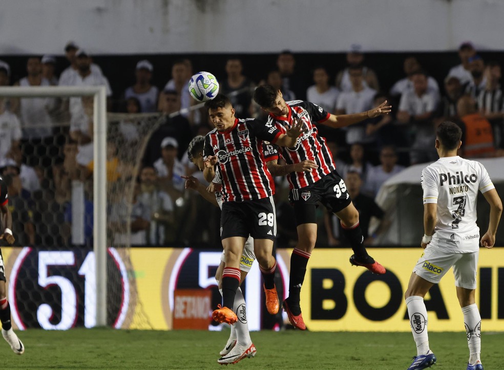 São Paulo vem de um empate sem gols com o Santos — Foto: Rubens Chiri / São Paulo FC