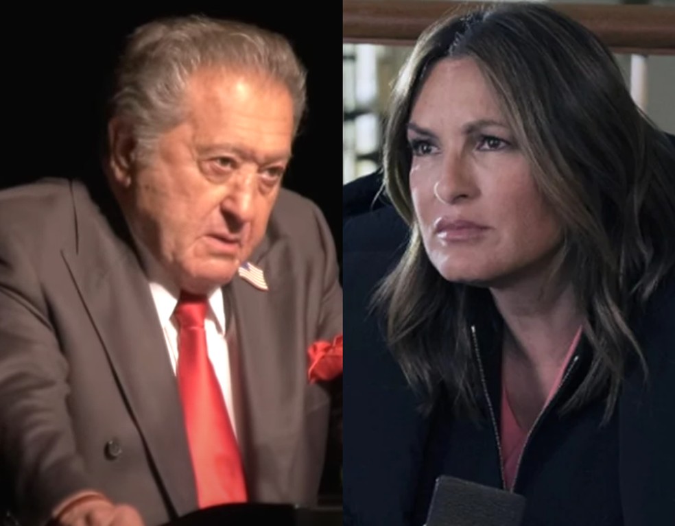 Nelson Sardelliépai Biológicode Mariska Hargitay - Foto: Reprodução/YouTube EDivulgação/NBC