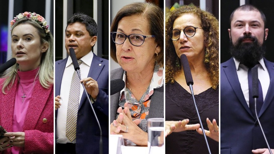 Os parlamentares envolvidos no caso que envolve Júlia Zanatta (PL-SC) e Márcio Jerry (PCdoBA-MA)