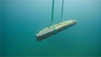 Pesquisadores descobriram restos da Roma Antiga enterrados no fundo do oceano — Foto: Divulgação/Superintendência da Área Metropolitana de Nápoles