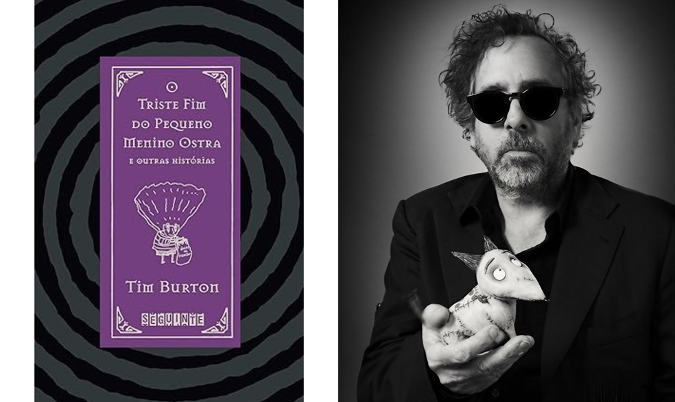'O triste fim do pequeno Menino Ostra': livro do diretor de cinema de Tim Burton — Foto: Divulgação