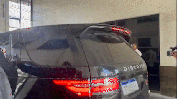 Federal judge Macário Judice Neto, rapporteur of the TH Joias case, arrives arrested at the federal police — Photo: Arte/ O GLOBO