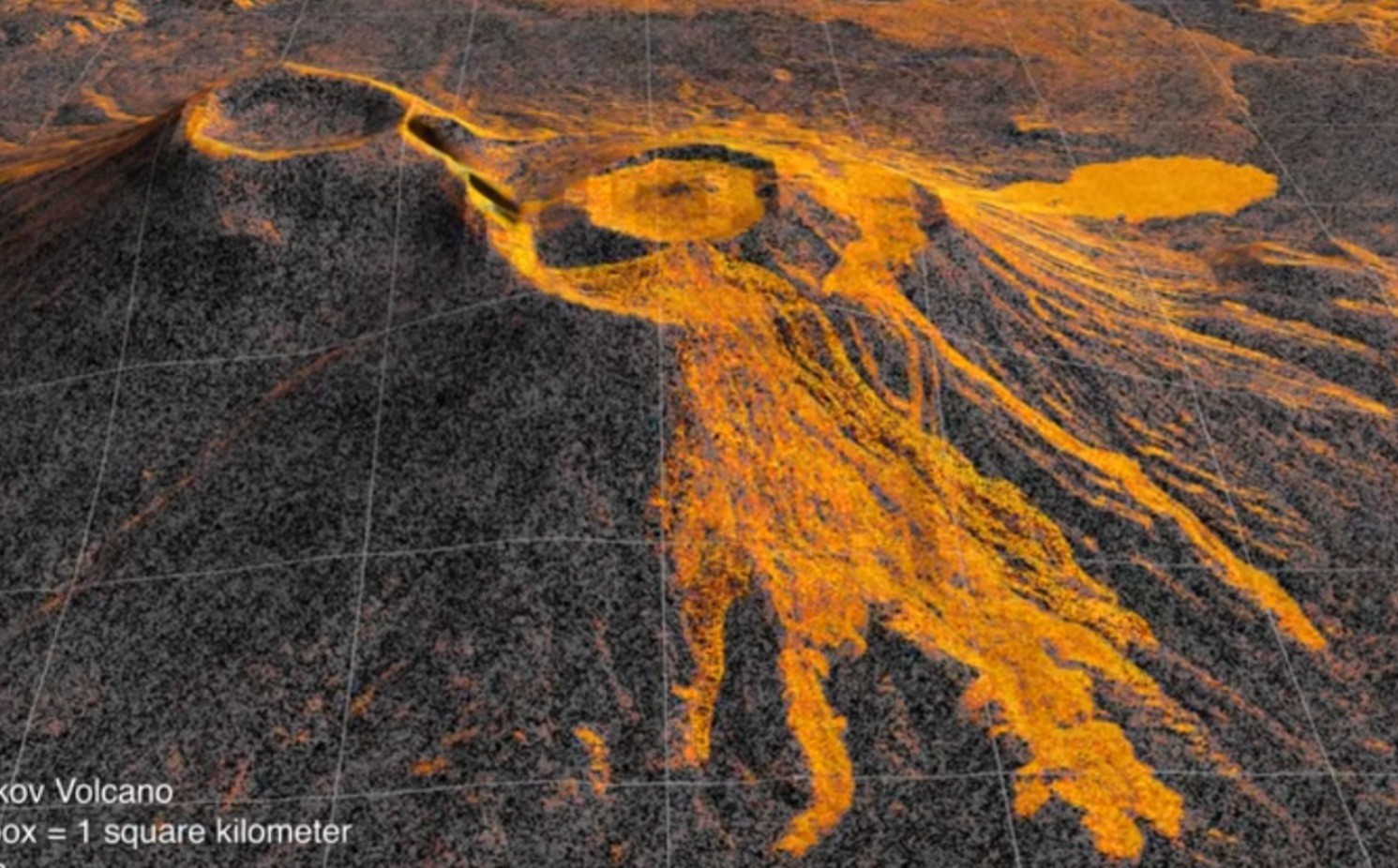 Satélite da Nasa registra evolução de vulcão que voltou a entrar em erupção após quase 500 anos na Rússia - Foto