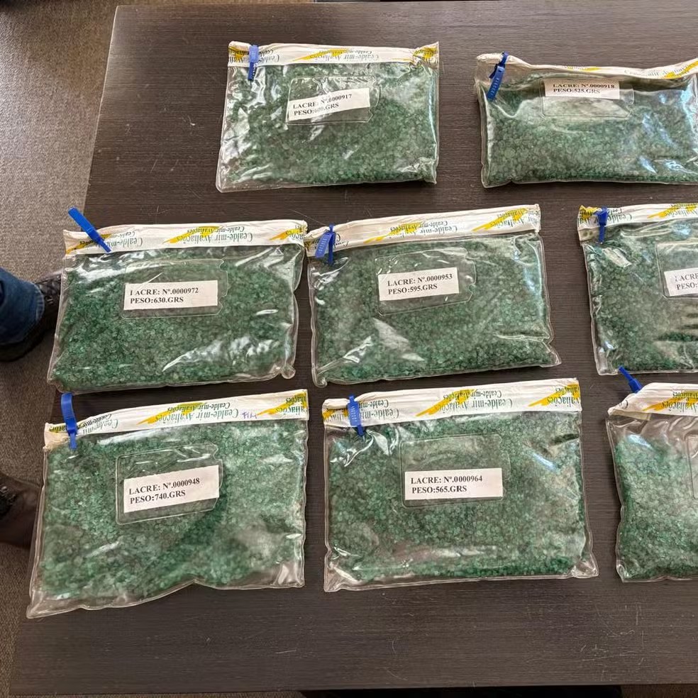 Emeralds seized in Operation Poço de Lobato - Image: Disclosure
