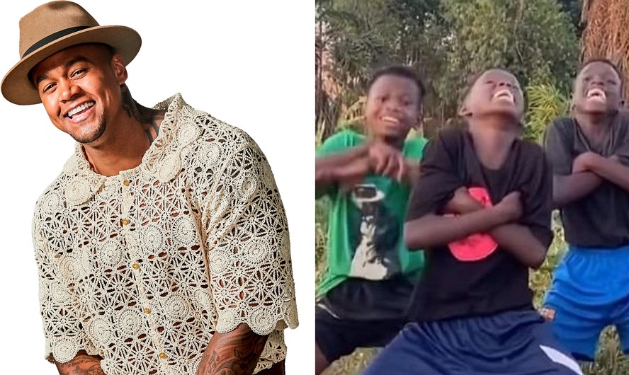 Léo Santana se emociona com vídeo de crianças de Uganda reproduzindo coreografia de sua música