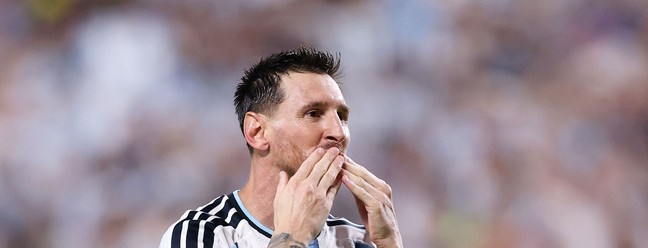 Messi marca hat-trick na estreia da Copa do Mundo de 2026 — Foto: Michael Steele/Getty Images/AFP
