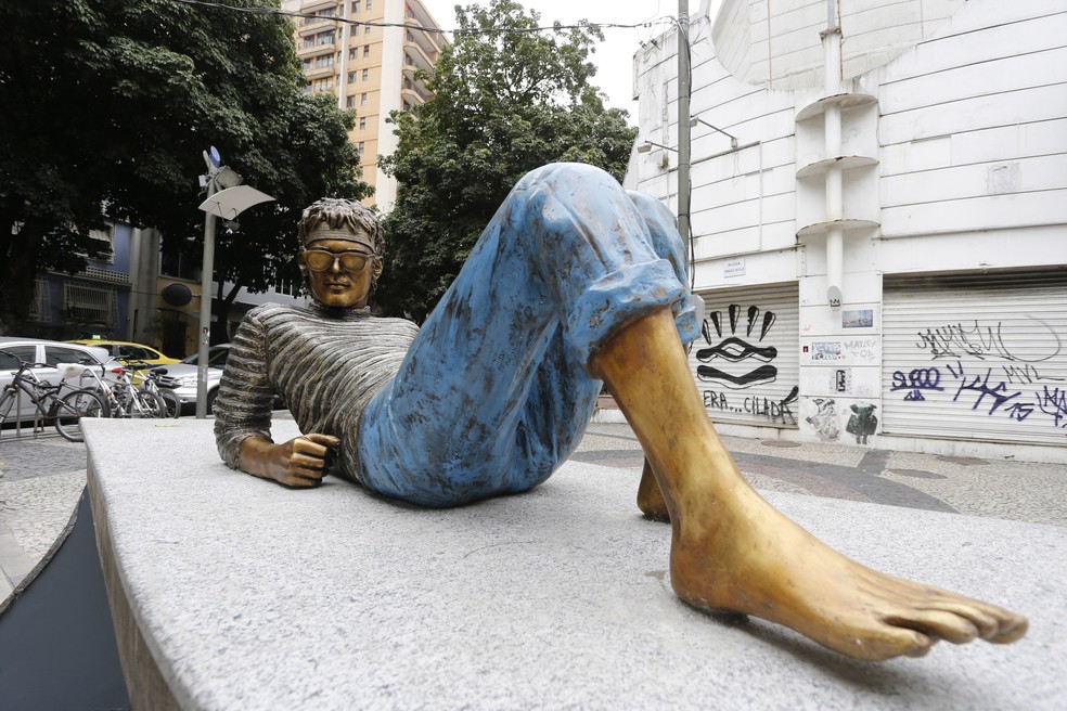 Cazuza. Pelo app é possível escutar o cantor contando sobre sua vida — Foto: Domingos Peixoto/02-12-2016