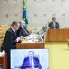 O presidente do STF, Lu&iacute;s Roberto Barroso, durante sess&atilde;o - Antonio Augusto/STF/06-06-2024