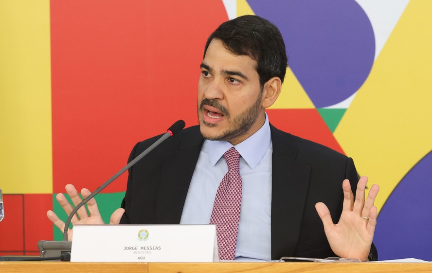 O ministro Jorge Messias, da Advocacia Geral da União (AGU)
