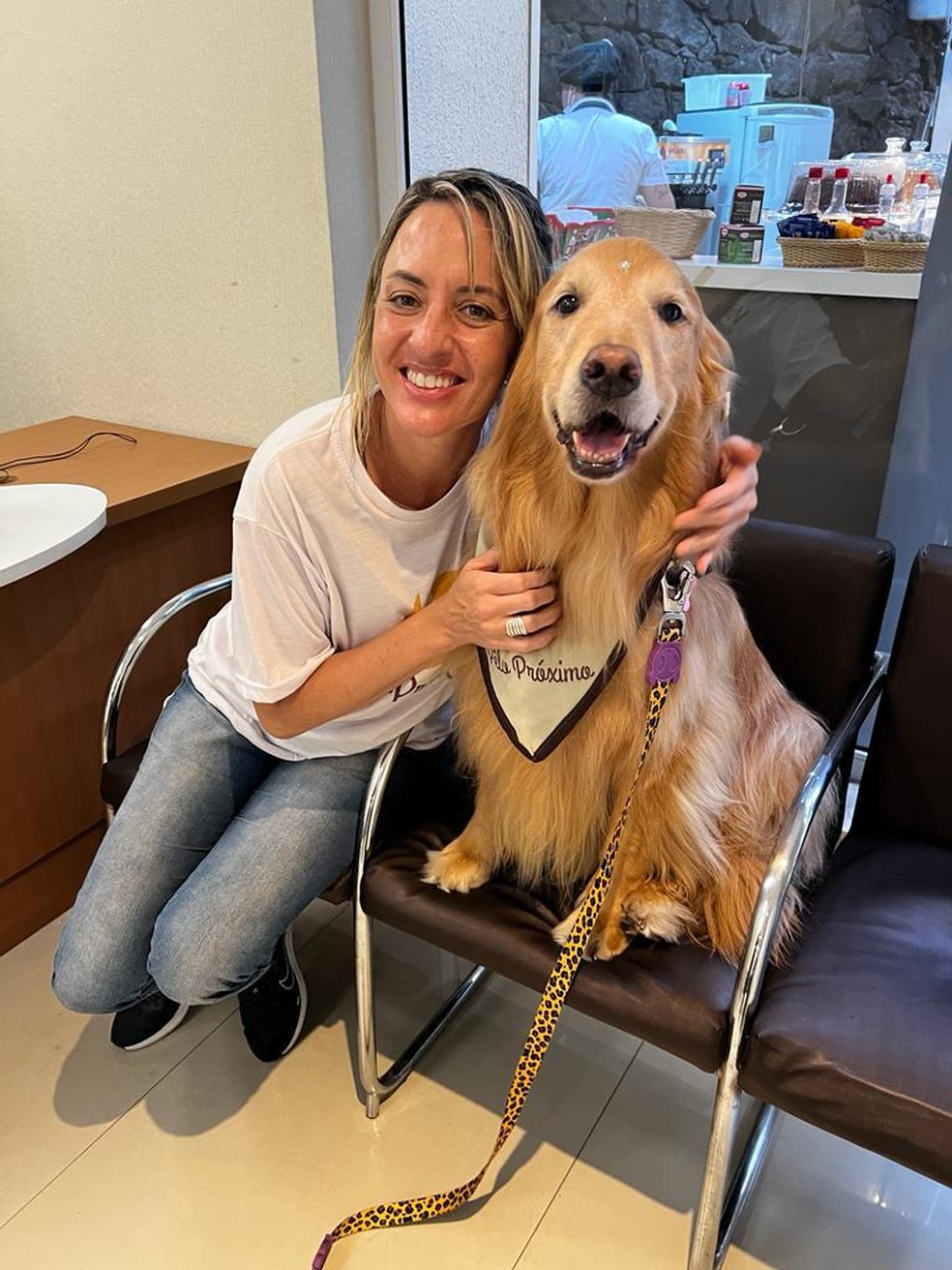 Soraya, voluntária marcada pela própria história de recuperação — Foto: Divulgação
