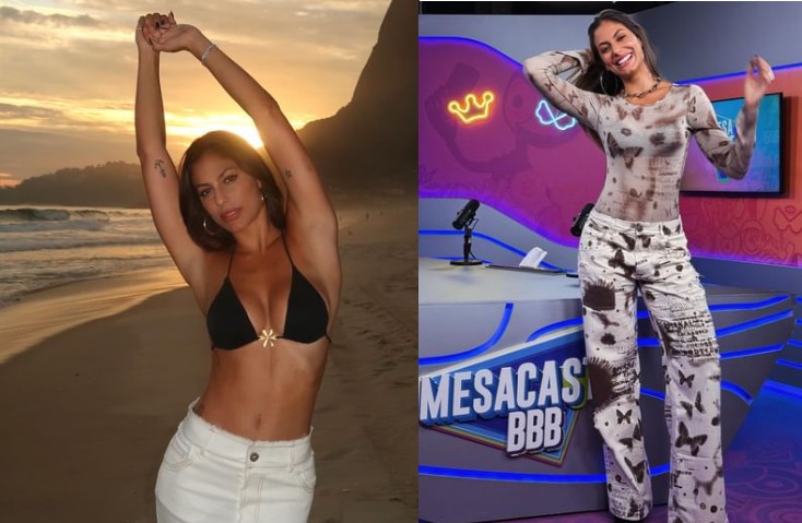 Após o término com Jonas Sulzbach, Mari Gonzalez se mudou para o Rio de Janeiro e tem mergulhado no trabalho. Ela faz parte da equipe de repórteres do "BBB 24" — Foto: Reprodução/Instagram