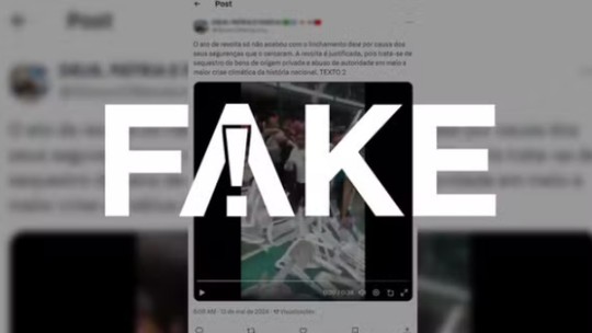 É #FAKE que vídeo mostre agressão a prefeito de Canoas em ginásio no Rio Grande do Sul
