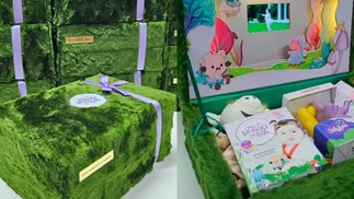 Viih Tube e Eliezer desembolsaram R$ 160 mil com convites para aniversário de Lua — Foto: Reprodução Instagram